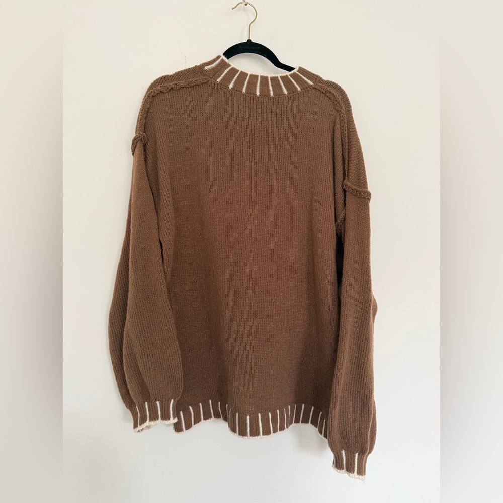 Brown Oversized Sweater